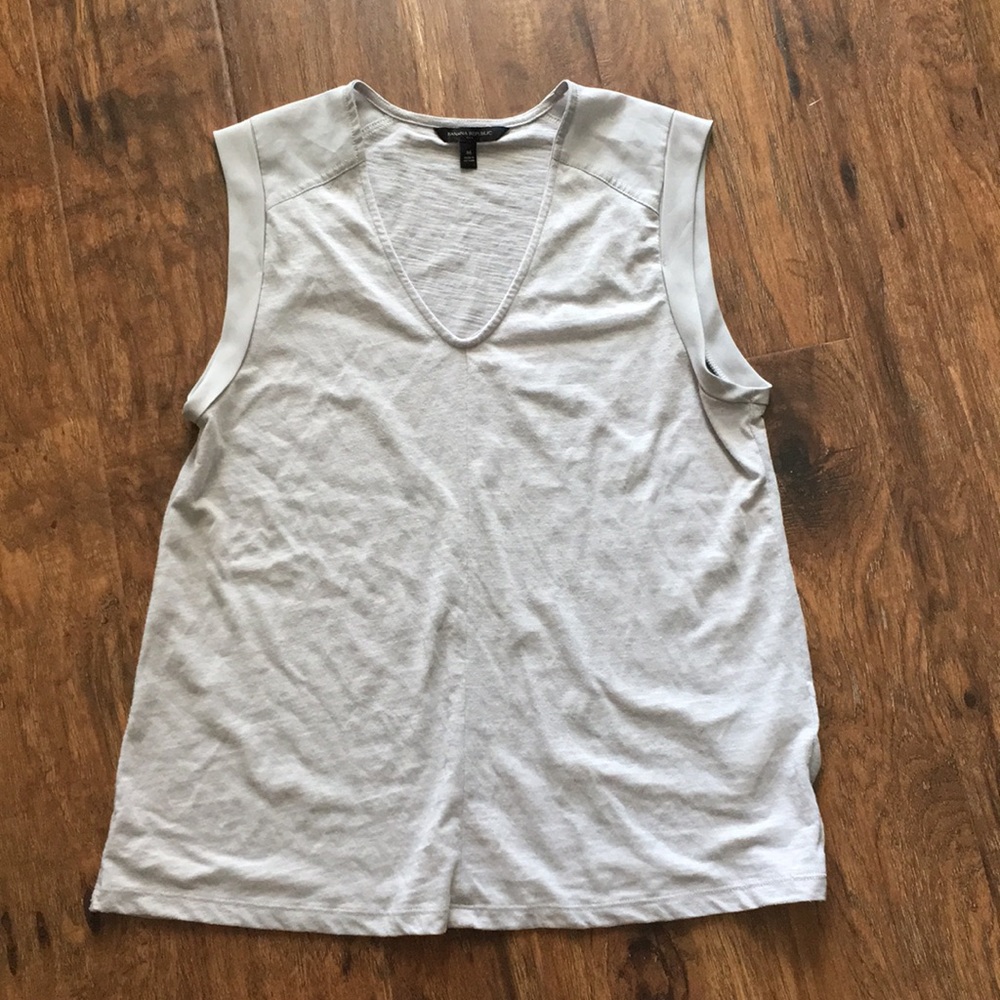 Banana Republic Grey Blouse